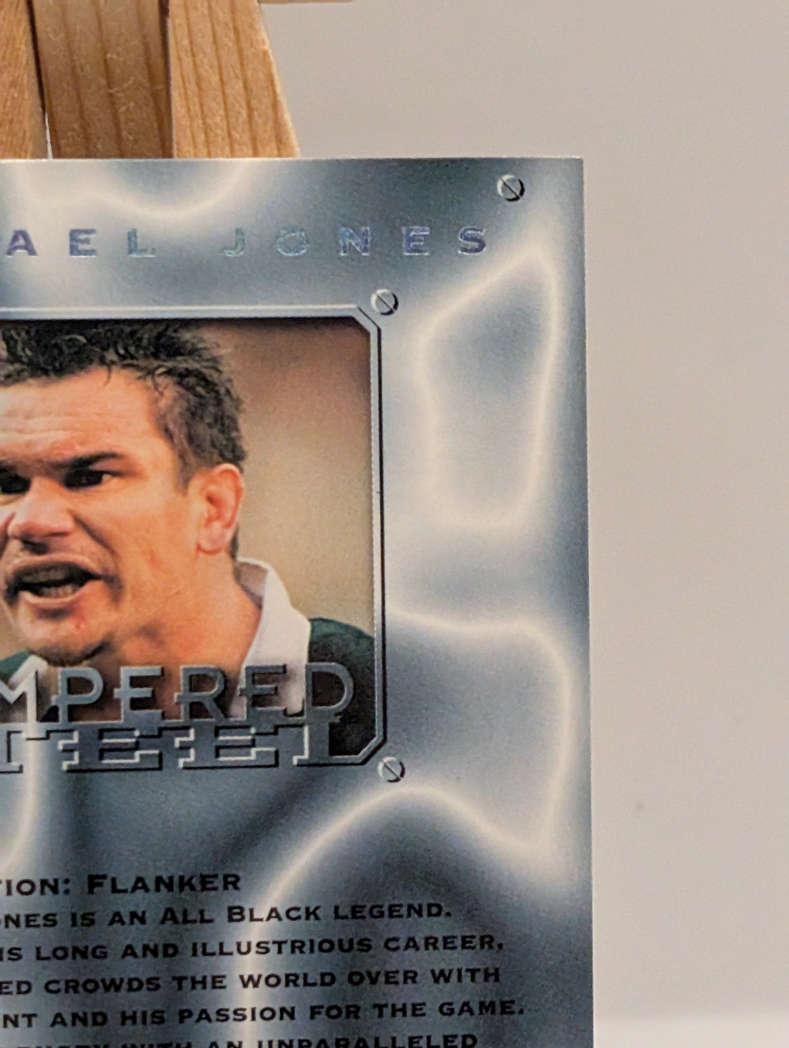 Michael Jones - 1997 Ineda - NZRU - Tempered Steel - TS7 - /1000 FRENLY BRICKS - Open 7 Days